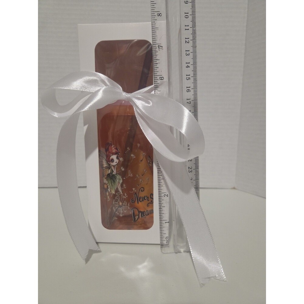 Never Stop Dreaming Orange/Amber glass tumbler 17.7 oz